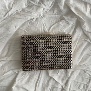 Gold and Black Clutch